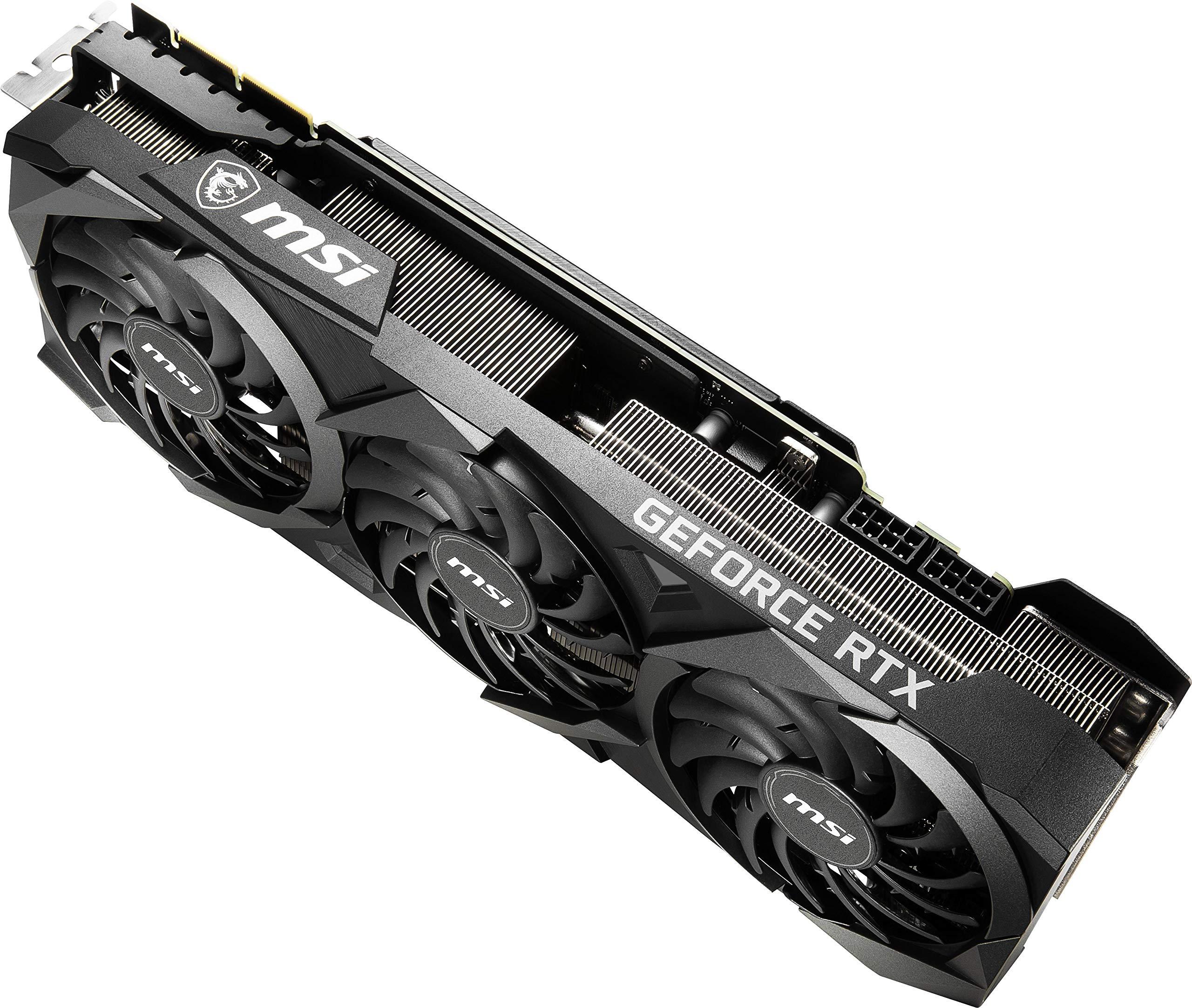 GIGABYTE MSI Gaming GeForce RTX 3090 24GB GDRR6X 384-Bit HDMI/DP Nvlink Torx Fan 3 Ampere Architecture OC Graphics Card (VENTUS 3X 24G OC)