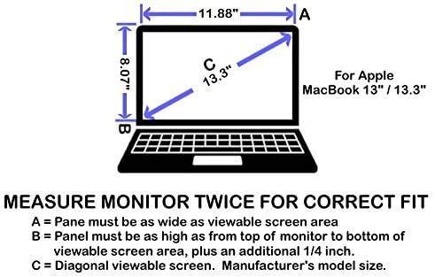 EYES PC EYES PC blue light screen protector panel Universal for 13.3 inch Diagonal Laptop Screen (W 11.88" X H 8.07”). Blue light blocking up to 100 percent of Hazardous HEV Blue Light. Reduces eye strain.