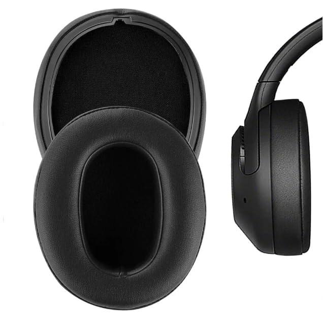 HoneTeek WH-XB900N Earpads, Replacement Ear Pads for Sony WH XB900N Noise Cancelling Headphones, Noise Isolation & Premium Memory Foam, ONLY for Sony XB900N Headphones Soft & Durable (Black)