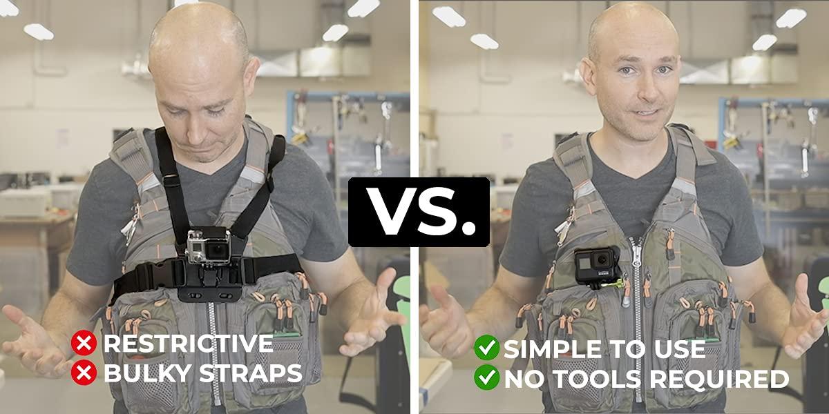 SNAP Mounts SNAP Mounts PRO Magnetic Action Camera Chest Mount for GoPro & DJI Osmo Action