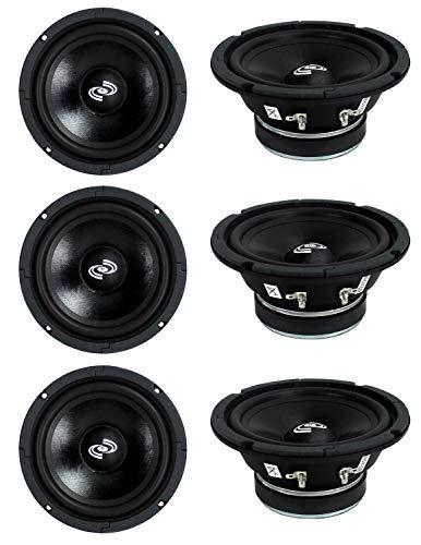 Pyle 6) Pyle PDMR6 MidRange 6.5" 1800W Car Mid Bass Mid Range Woofers Audio Speakers