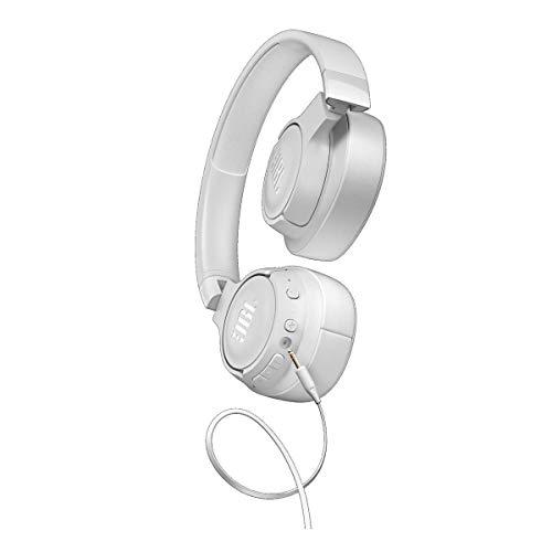JBL JBL TUNE 750BTNC - Wireless Over-Ear Headphones with Noise Cancellation - White (Renewed)