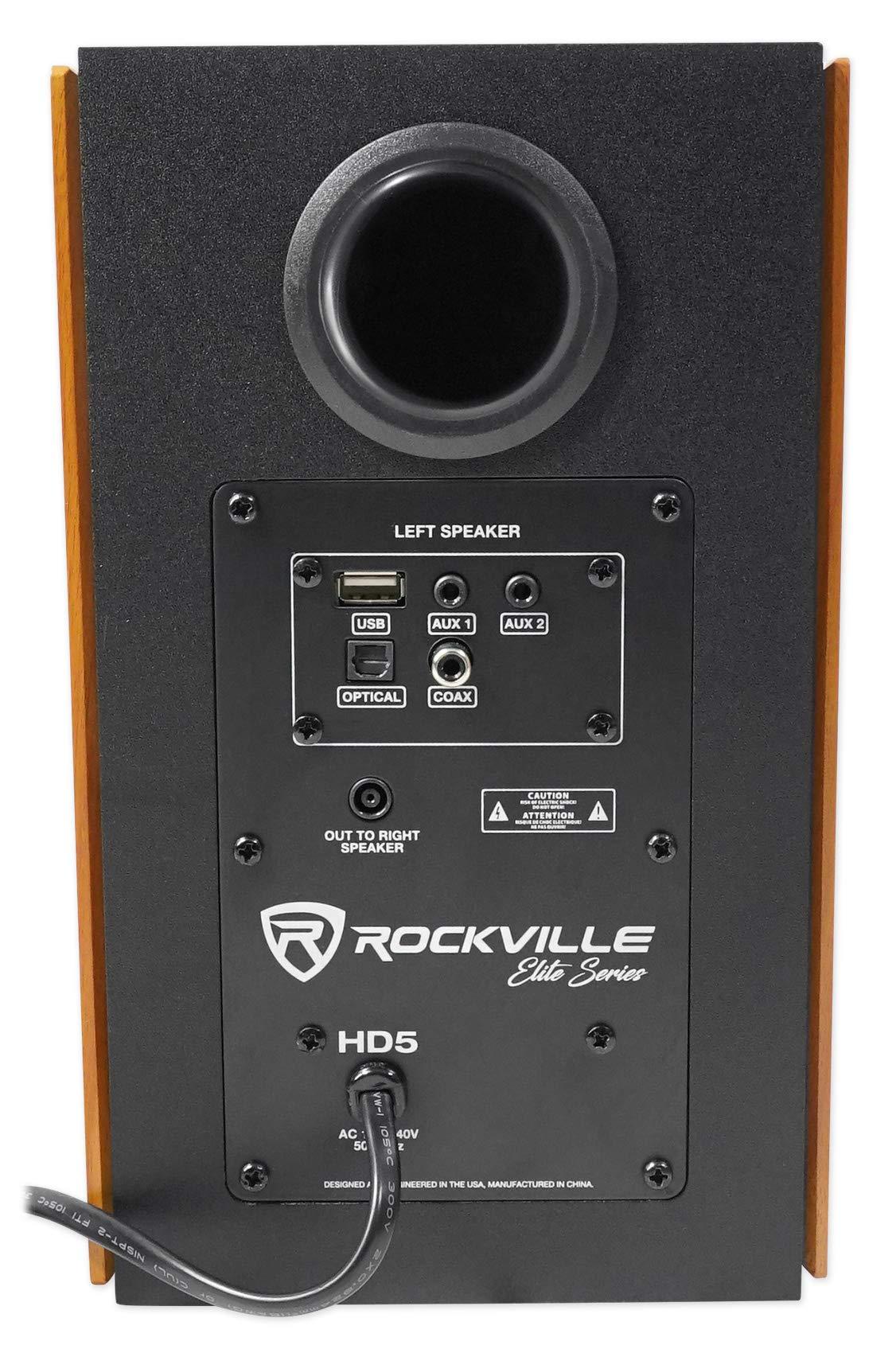Rockville Rockville HD5 150 Watt Home Theater System Bookshelf Speakers/Bluetooth/USB/AUX
