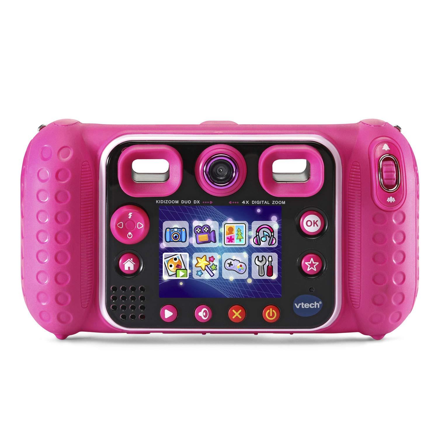 VTech VTech KidiZoom Duo DX Digital Selfie Camera with MP3 Player, Pink