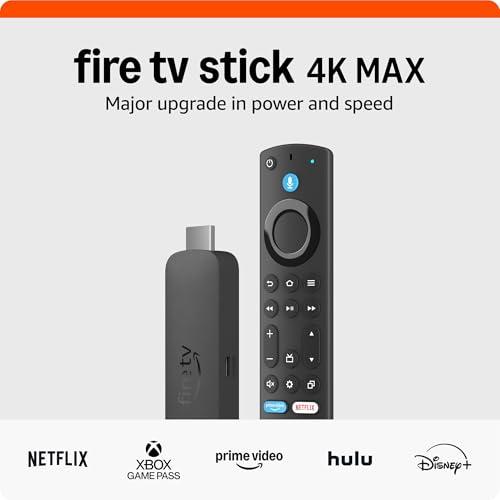 Amazon Amazon Fire TV Stick 4K Max streaming device (newest model) supports Wi-Fi 6E, free & live TV without cable or satellite