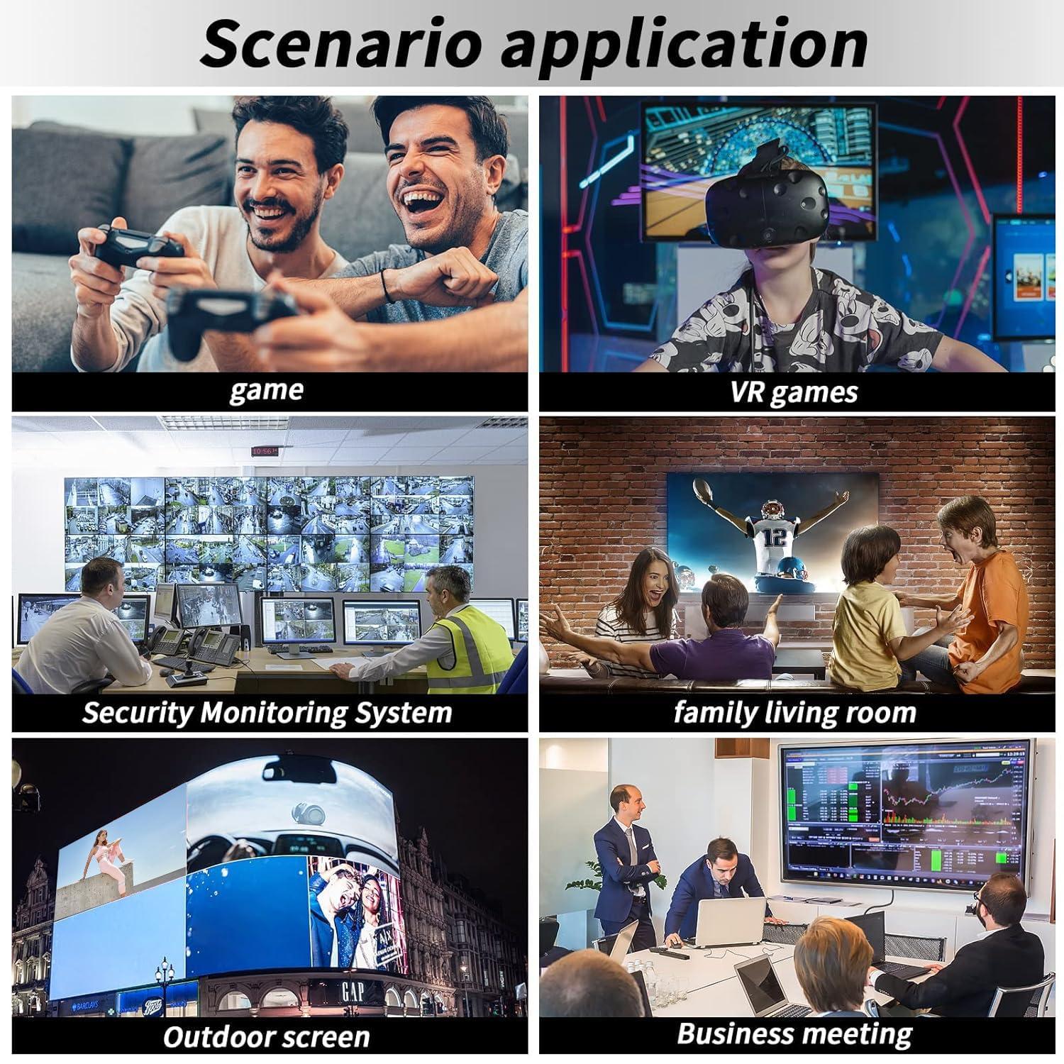 kanmis 4K HDMI Cable 150ft, High Speed Hdmi Cables (HDMI2.0,18Gbps,1080P)-Ethernet Audio Return Video 4K HDMI Cable, Ultra High Speed Gold Plated Connectors, Compatible with Playstation Arc PS3 PS4 PC HDTV