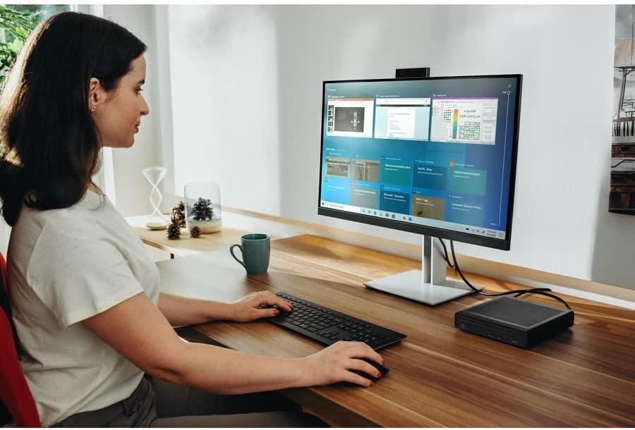 HP HP EliteDesk 800 G6 Mini Desktop Computer - 10th Gen Intel Core i7-10700T 8-Core up to 4.5 GHz Processor, 32GB DDR4 RAM, 1TB NVMe SSD, Intel UHD Graphics 630, Wi-Fi 6 + Bluetooth 5.1, Windows 11 Pro