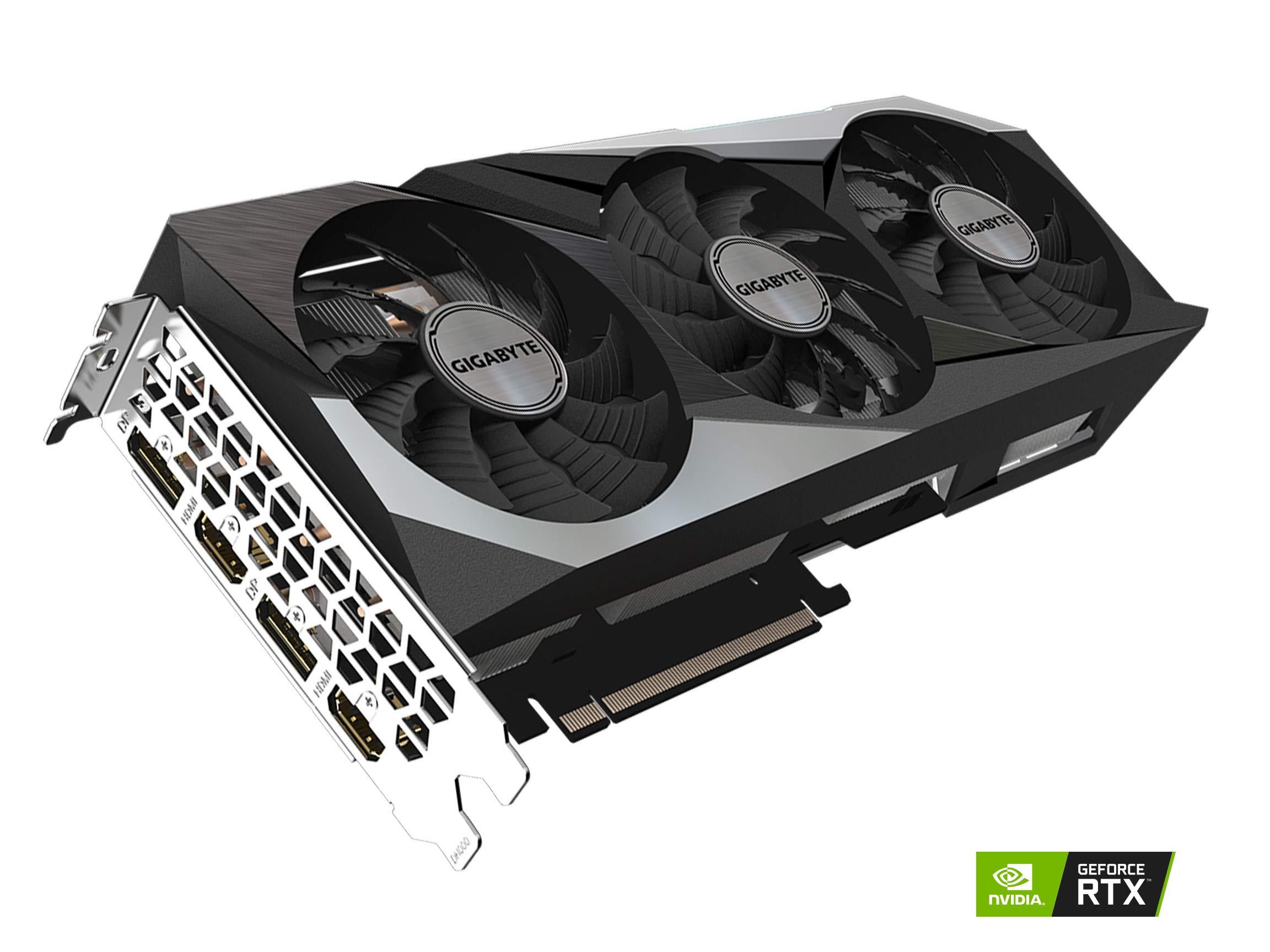 GIGABYTE Gigabyte GeForce RTX 3060 Ti Gaming OC PRO 8G Graphics Card, 3X WINDFORCE Fans, 8GB 256-Bit GDDR6, GV-N306TGAMINGOC PRO-8GD Video Card
