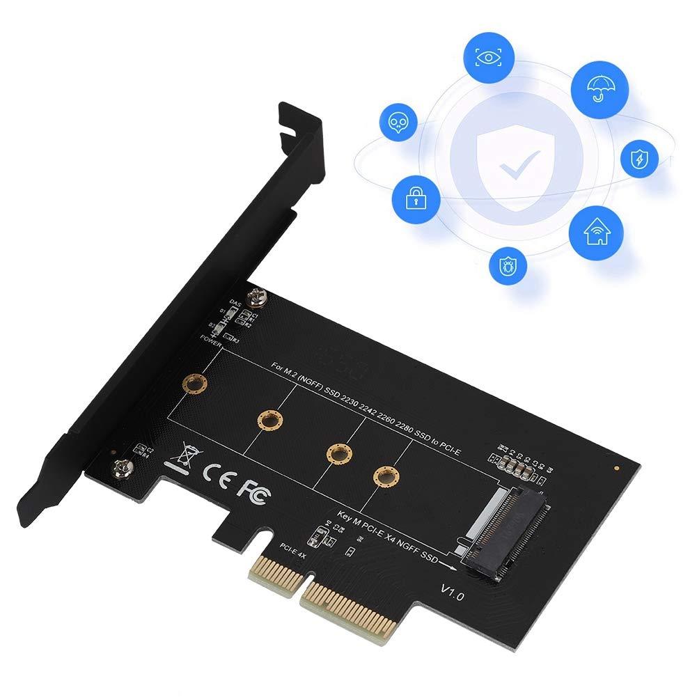 Zerone M.2 to PCI-E3.0 X4 Expansion Adapter Converter Connector PCI-E Riser for M2 NGFF NVME SSD