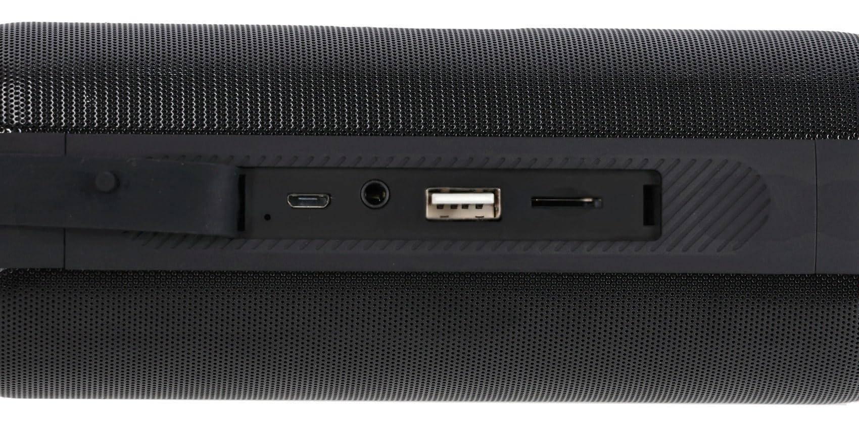 Rockville RockvilIe RPB25 Bluetooth Speaker for lphone/Android/Laptop w/USB+SD+Aux in+FM