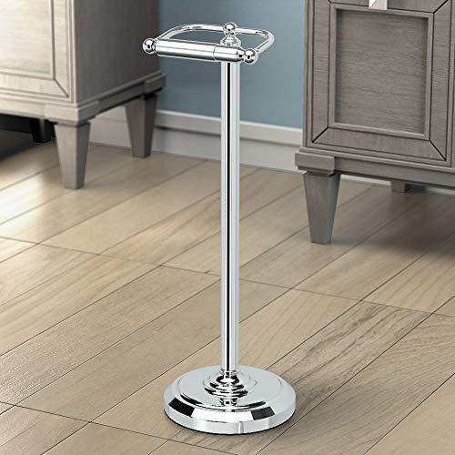 Gatco Gatco 1436C Pedestal Toilet Paper Holder, Chrome Large, 22\" H