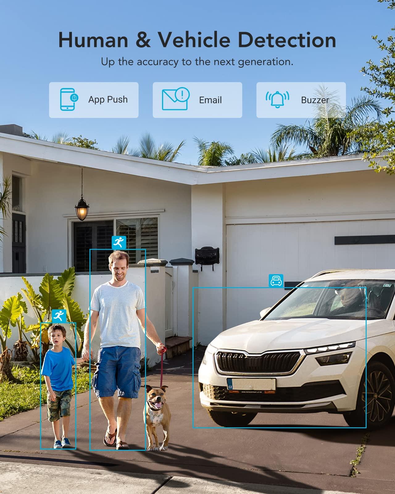 ANNKE ANNKE 8CH 3K Lite Digital Video Recorder with 1TB Embedded SSD Solid State Hard Drive, 24/7 Video Recording with 8 Channel, AI Human/Vehicle Detection, H.265 5-in-1 Security DVR, Hardware Encryption
