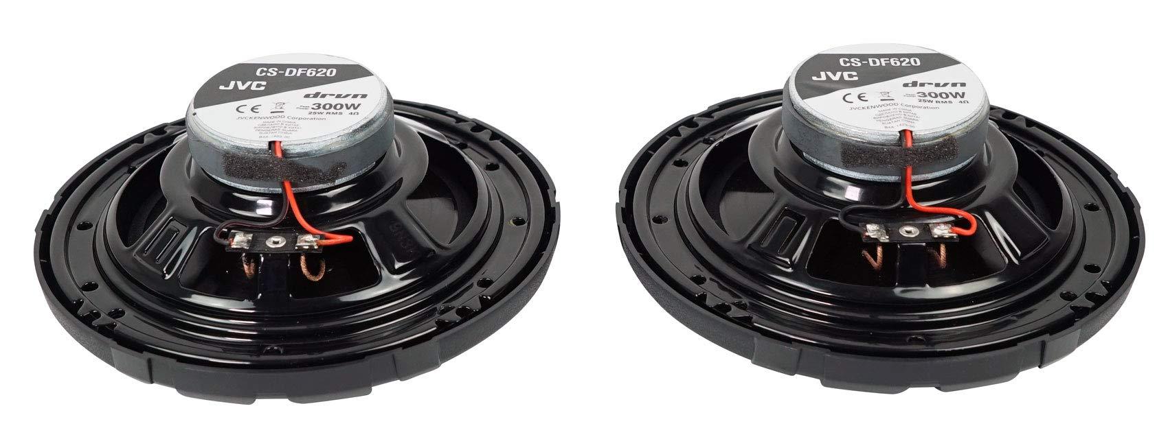 JVC (4) JVC CS-DF620 6.5" 300 Watt 2-Way Car Audio Coaxial Speakers