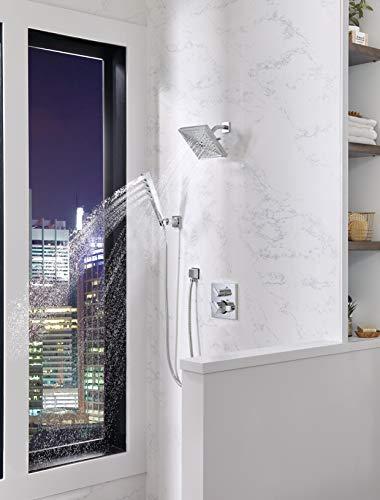 DELTA FAUCET Delta Faucet Ara 17 Series 6-Setting Integrated Diverter Valve Trim Kit, Chrome Diverter Valve Trim Kit, Shower Trim Kit, Chrome T27967 (Valve Not Included)