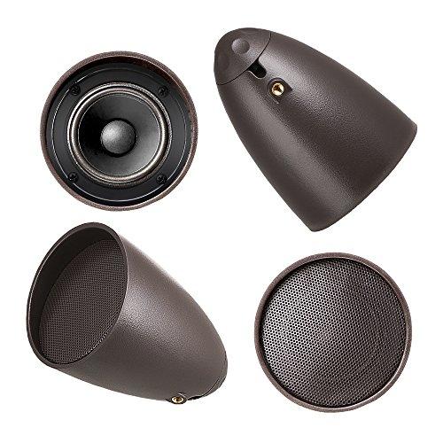 OSD Audio OSD 2.5" Landscape In Ground/Mountable 30W Speaker, Outdoor Weather Resistant Pair, LS2 Bronze (Pair)