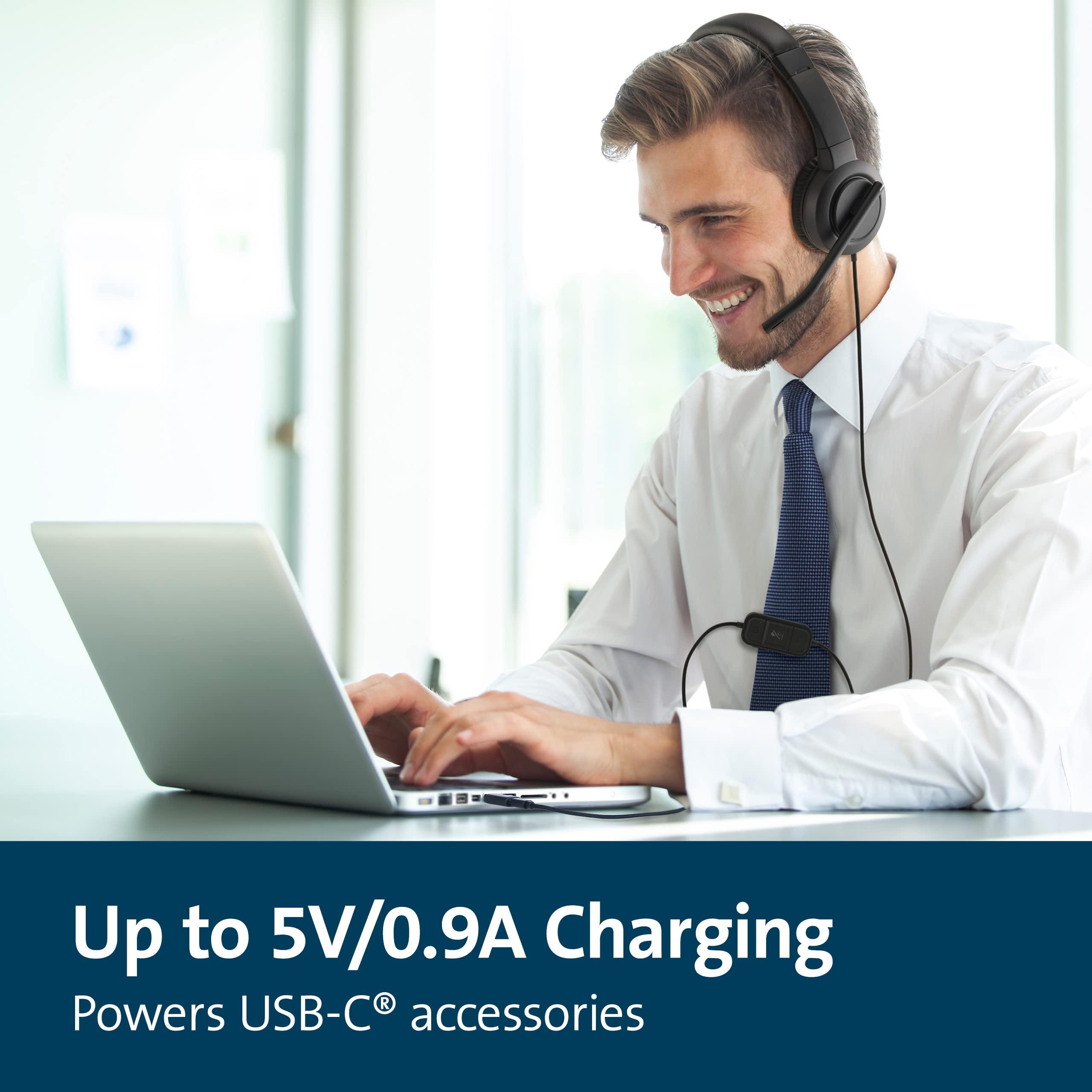 Kensington Kensington CA1020 USB A to USB C Adapter, USB C Female to USB A Male Converter (K33478WW)