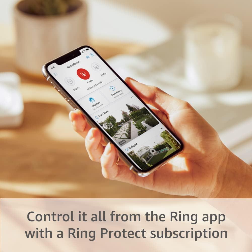 Ring Ring Alarm 14-Piece Kit Wireless Smart Home Security System | Expandable | Easy Setup | Mobile App Control | 24/7 Professional Monitoring | Alexa Compatible