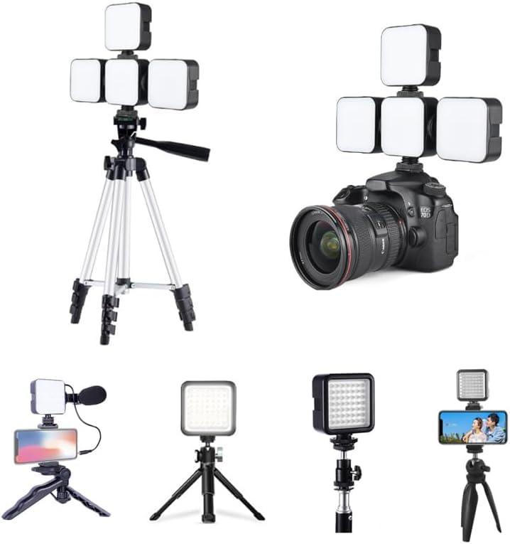 Acuvar Acuvar 6K HD Camcorder Video Camera, 64MP 60FPS Camcorder Video Camera 6K with Mic, WiFi, LED Light, 64GB SD Card, Battery, Live Stream Webcam YouTube Video Cam for Vlogging & Filming Creators