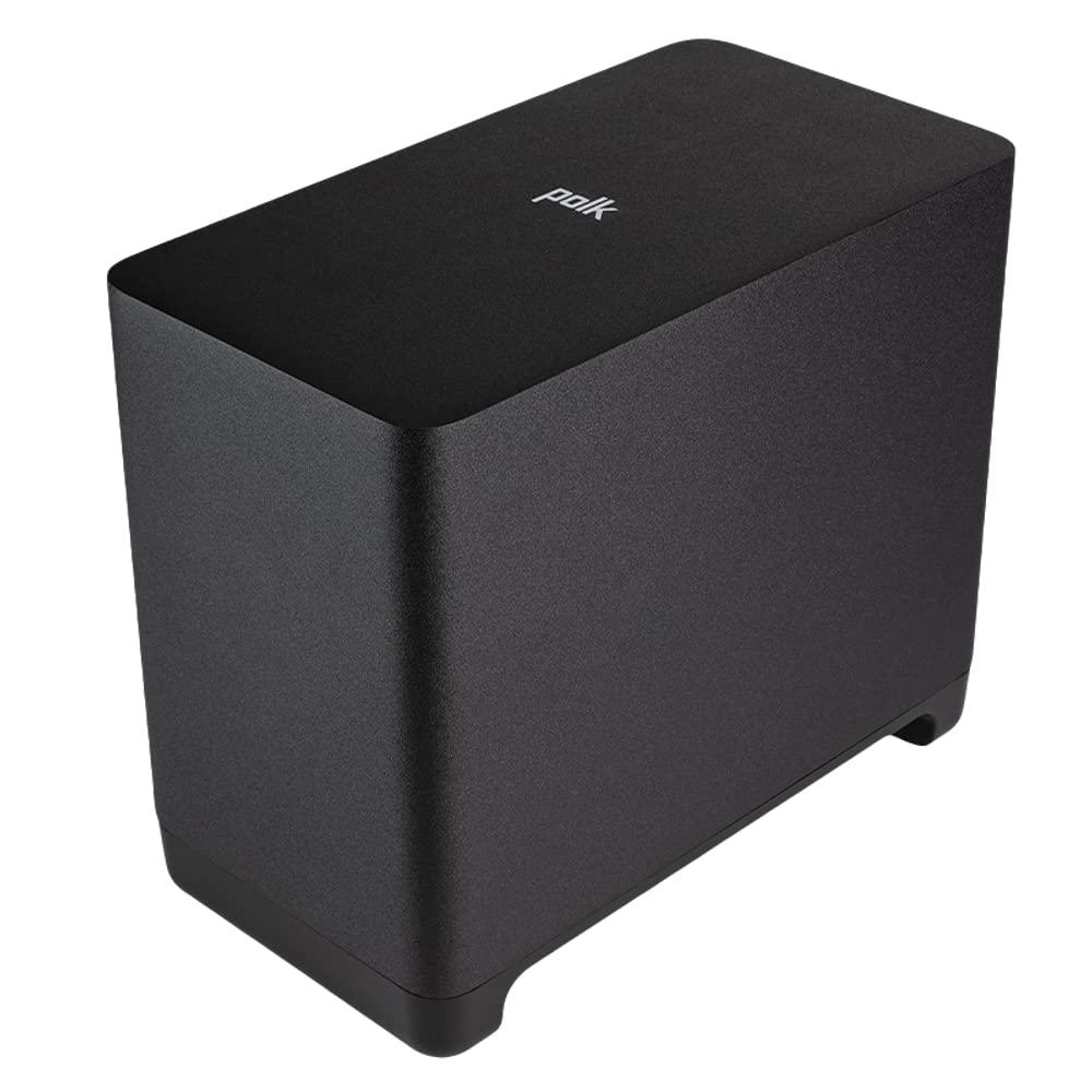 Polk Audio Polk Audio React 7\" Wireless Subwoofer - Designed to Add Deep, Impactful Bass to Polk React Soundbar, Bass Adjust EQ, Amazon Alexa Compatible