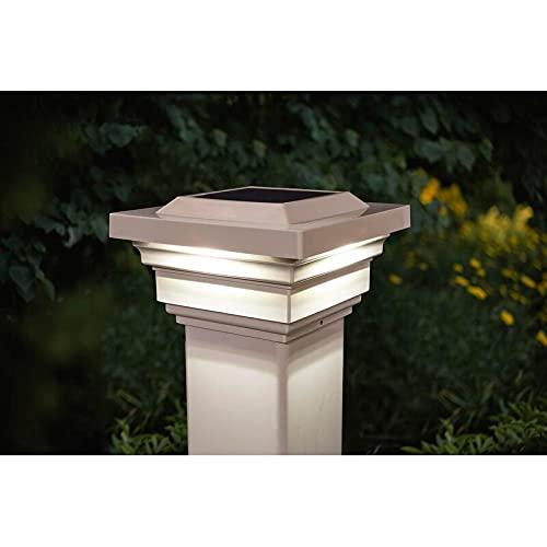 Classy Caps CLASSY CAPS MFG. Classy Caps 4x4 Regal Solar Post Cap Light (Set of 2)