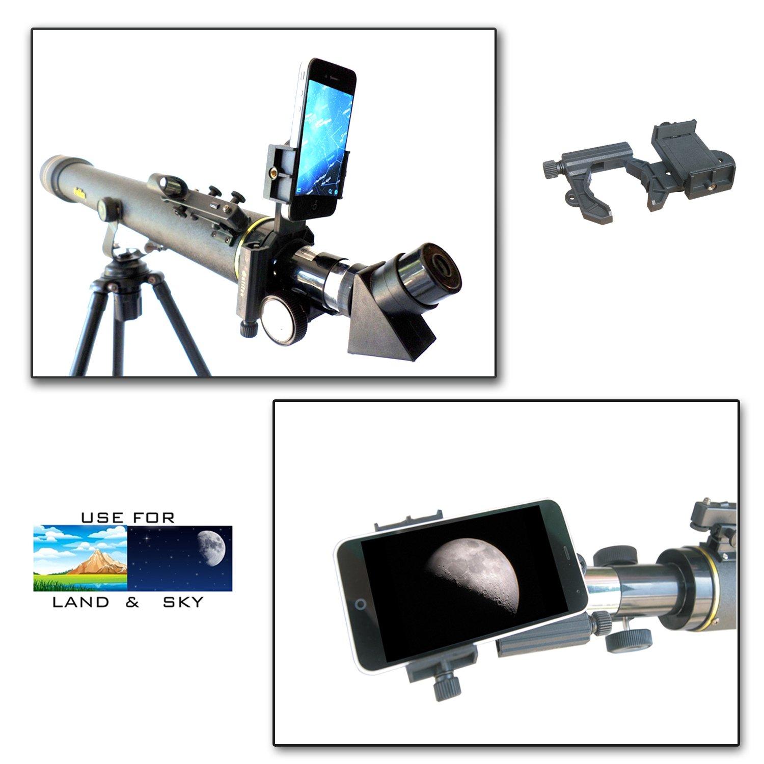 Galileo Galileo 700mm x 60mm Smartphone Photo Adapter Refracting Telescope