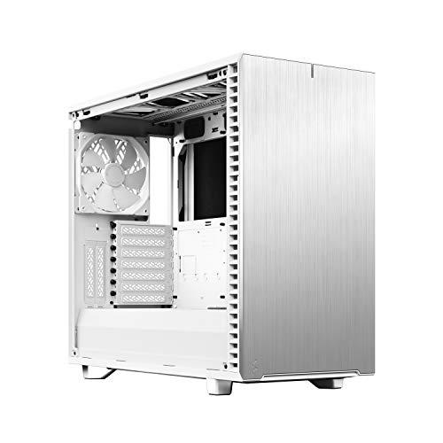 Fractal Design Fractal Design Define 7 White Brushed Aluminum/Steel E-ATX Silent Modular Tempered Glass Window Mid Tower Computer Case