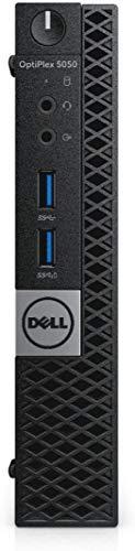 Dell Dell OptiPlex 5050 Micro Form Factor (Intel Core i5-7600T, 16GB DDR4, 256GB SSD) WiFi, DP, HDMI, Windows 10 Pro (Renewed)