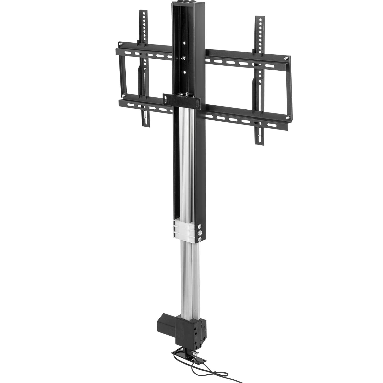 VEVOR VEVOR Motorized TV Lift Stroke Length 31 Inches Motorized TV Mount Fit for Max.60 Inch TV Lift with Remote Control Height Adjustable 42-73 Inch,Load Capacity 132 Lbs