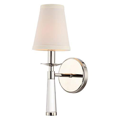 Crystorama Crystorama Baxter 1 Light Polished Nickel Sconce