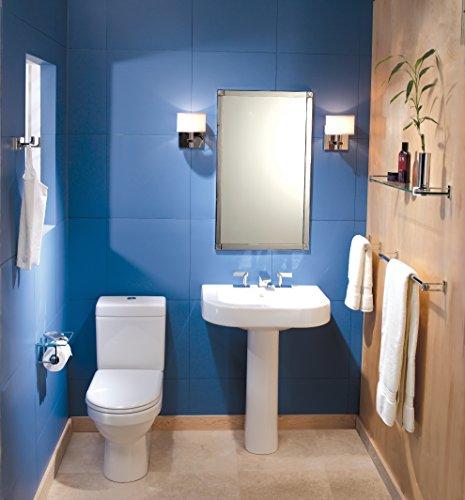 Ginger Ginger 3003/SN Frame Towel Bar, 24", Satin Nickel