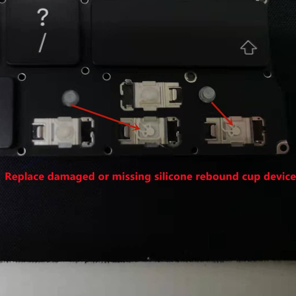 WATIPUNO WATIPUNO Replacement Keyboard Arrow Keys Silicone Rebound Cup Mechanism Compatible with MacBook Pro/Air Model A2141 A2251 A2289 A2179 A2337 A2338 A2442 A2485 M1 Pro/Max 2019-2024 Keyboard