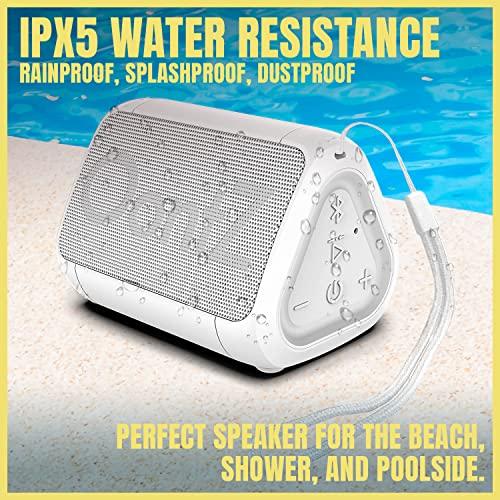 Cambridge Soundworks Cambridge Soundworks OontZ Angle Solo Bluetooth Portable Speaker, Compact Size, Surprisingly Loud Volume & Bass, 100 Foot Wireless Range, IPX5, Perfect Travel Speaker, Bluetooth Speakers (White)