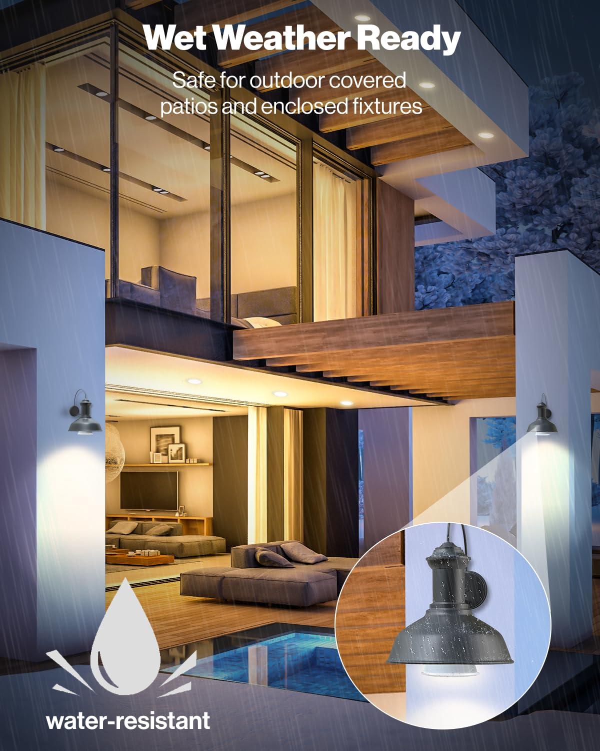 Sunco Lighting Sunco 10 PAR30 LED Bulbs, Flood Light Residential Outdoor Indoor CRI90 75W Equivalent 11W, Dimmable, 2700K Soft White, 850 Lumens, E26 Base, Exterior Wet-Rated Bright, IP65 Waterproof UL