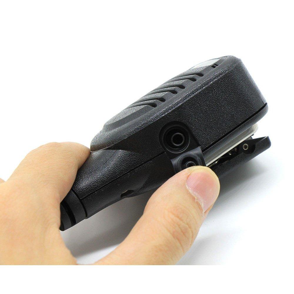 Radioddity 2 Pack Radioddity GA-2S Long Range Walkie Talkies for Adults UHF Two Way Radio Rechargeable with Micro USB Charging + 2 Pack Radioddity RD-203 Waterproof Remote Speaker Mic, K Plug