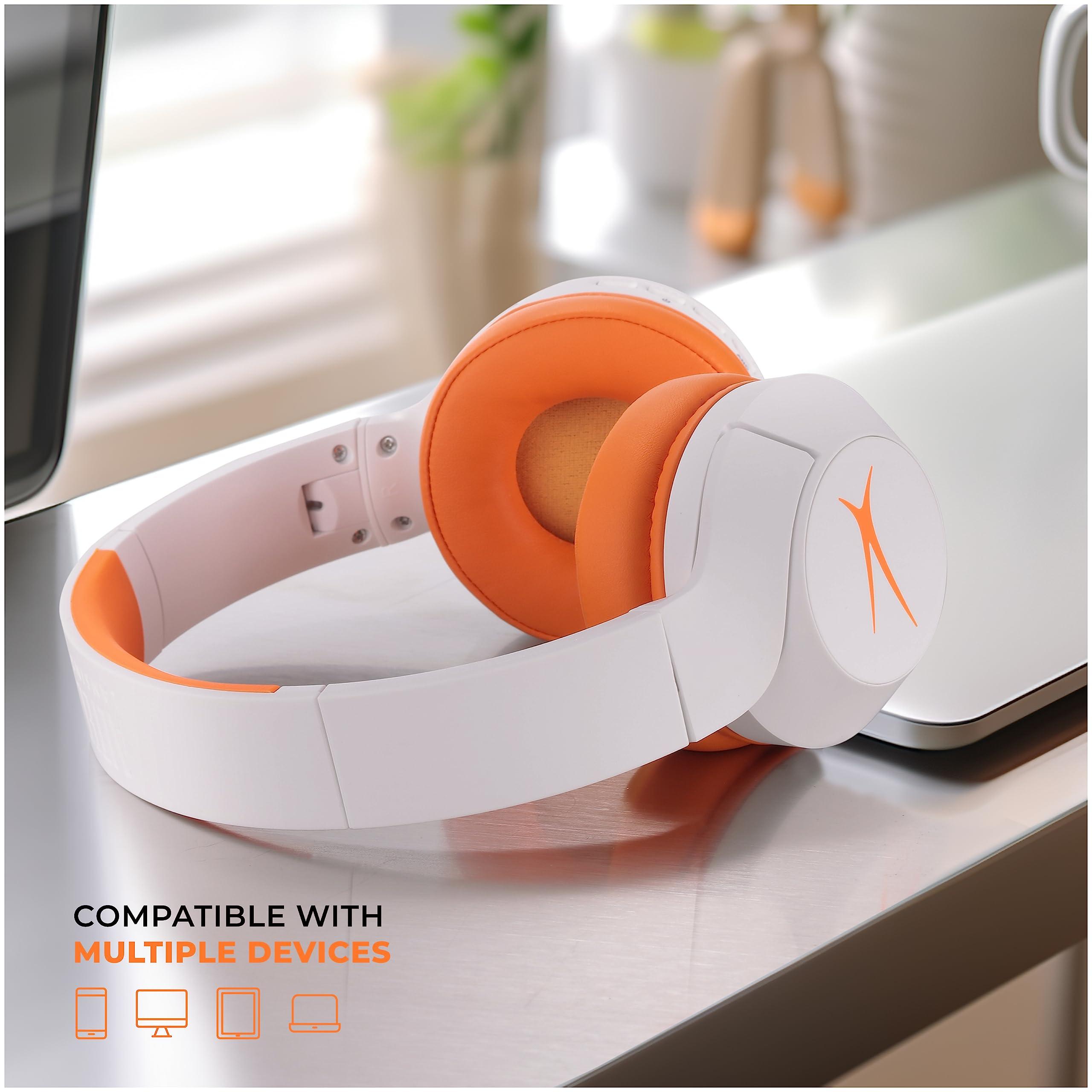 Altec Lansing Altec Lansing Kid Safe Noise Cancelling Wireless Headphones 15H Battery, 85dB Volume Limit, Foldable Design Powerful Sound, Active Noise Cancellation Perfect for Kids Ages 7+