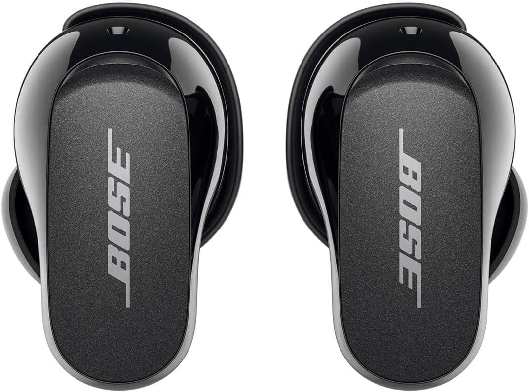 Bose Bose QuietComfort Earbuds II, Wireless, Bluetooth, Proprietary Active Noise Cancelling Technology in-Ear Headphones with Personalized Noise Cancellation & Sound, Triple Black