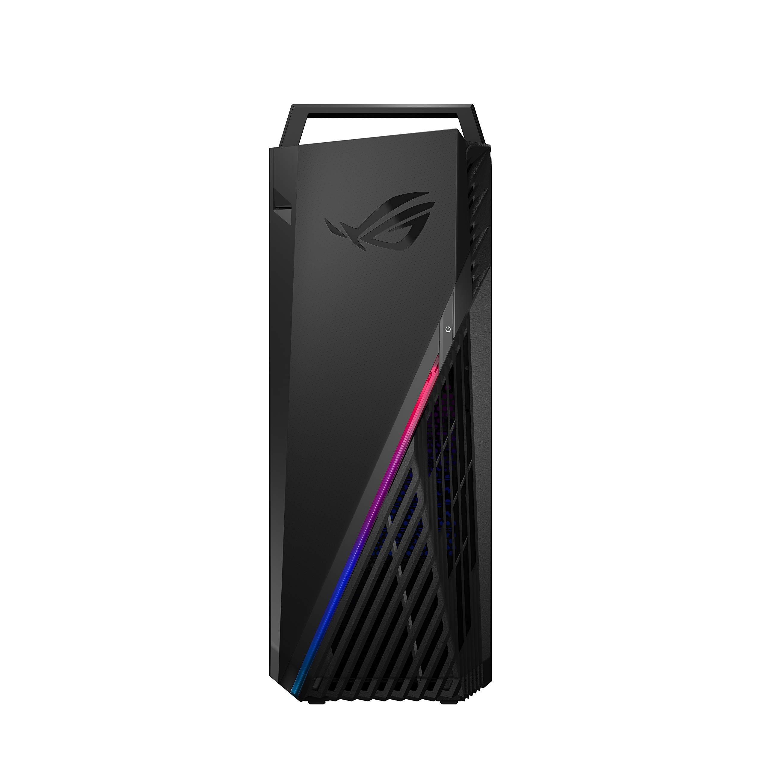 ASUS ROG Strix G15CK Gaming Desktop PC, Intel Core i7-10700KF, GeForce RTX 2060 SUPER, 16GB DDR4 RAM, 512GB SSD, Wi-Fi 6, ROG Strix Flare Keyboard & Gladius II Mouse, Windows 10 Home, G15CK-BS764