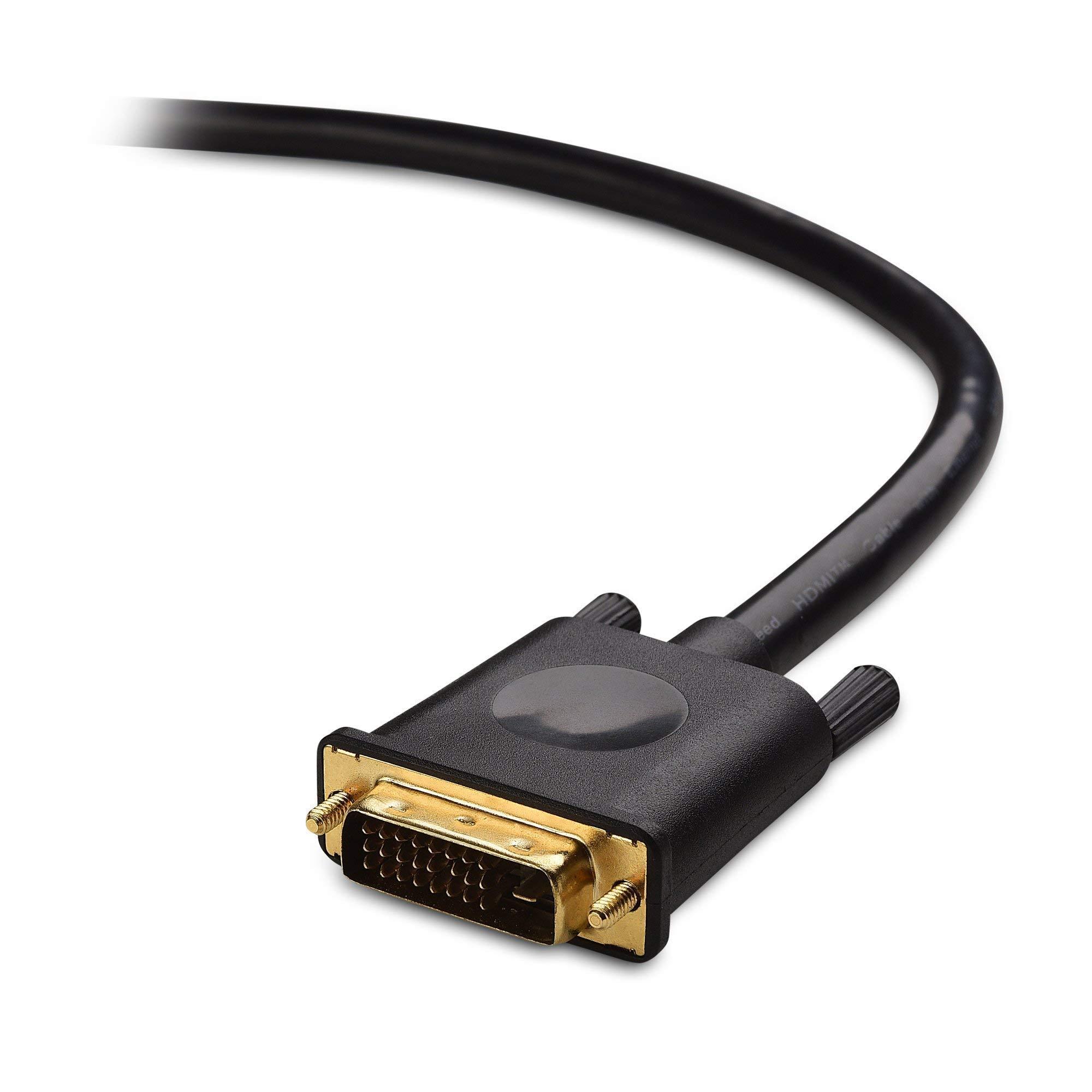 Cable Matters Cable Matters DVI to DVI Cable with Ferrites (DVI Dual Link Cable) 6 Feet & CL3-Rated Bi-Directional HDMI to DVI Cable (DVI to HDMI)