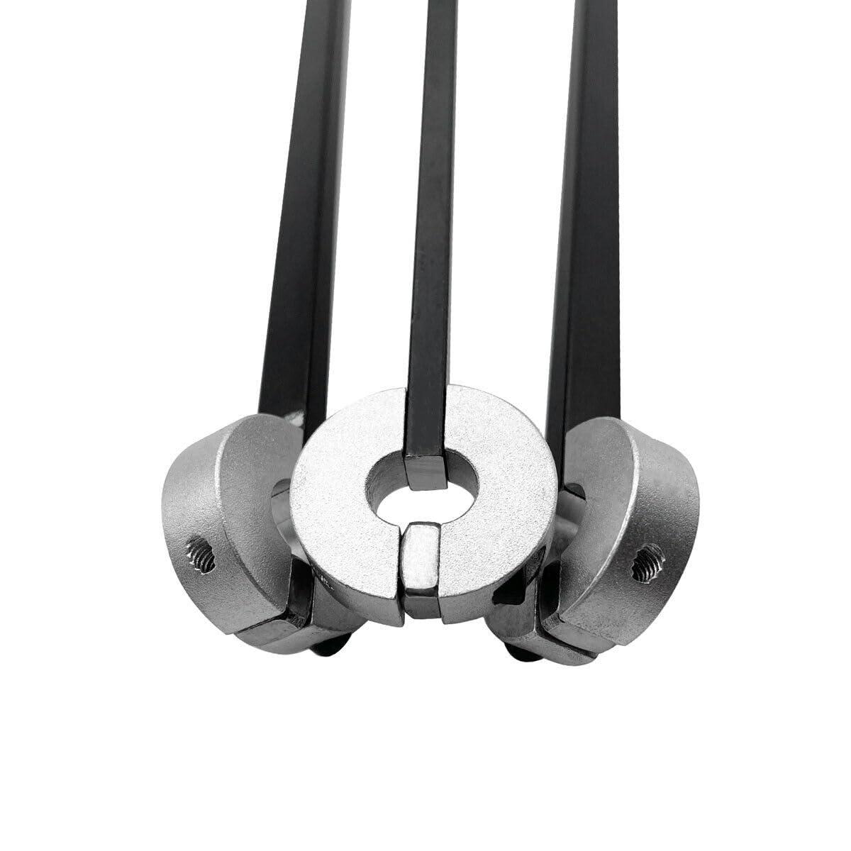 GoueTeiy Foldable Tripod Stabilizer Floor Guide for Total Station Surveying Prism Pole