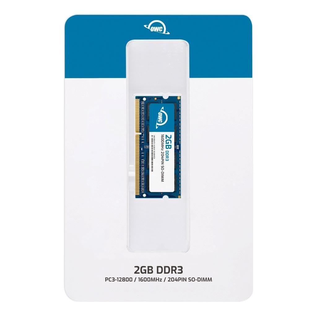 OWC OWC 2GB DDR3 1600 PC3-12800 CL11 1Rx8 204-pin 1.5V Non-ECC SODIMM Memory RAM Module Upgrade Compatible with HP Pavilion Sleekbook 14 Series Using DDR3 Memory