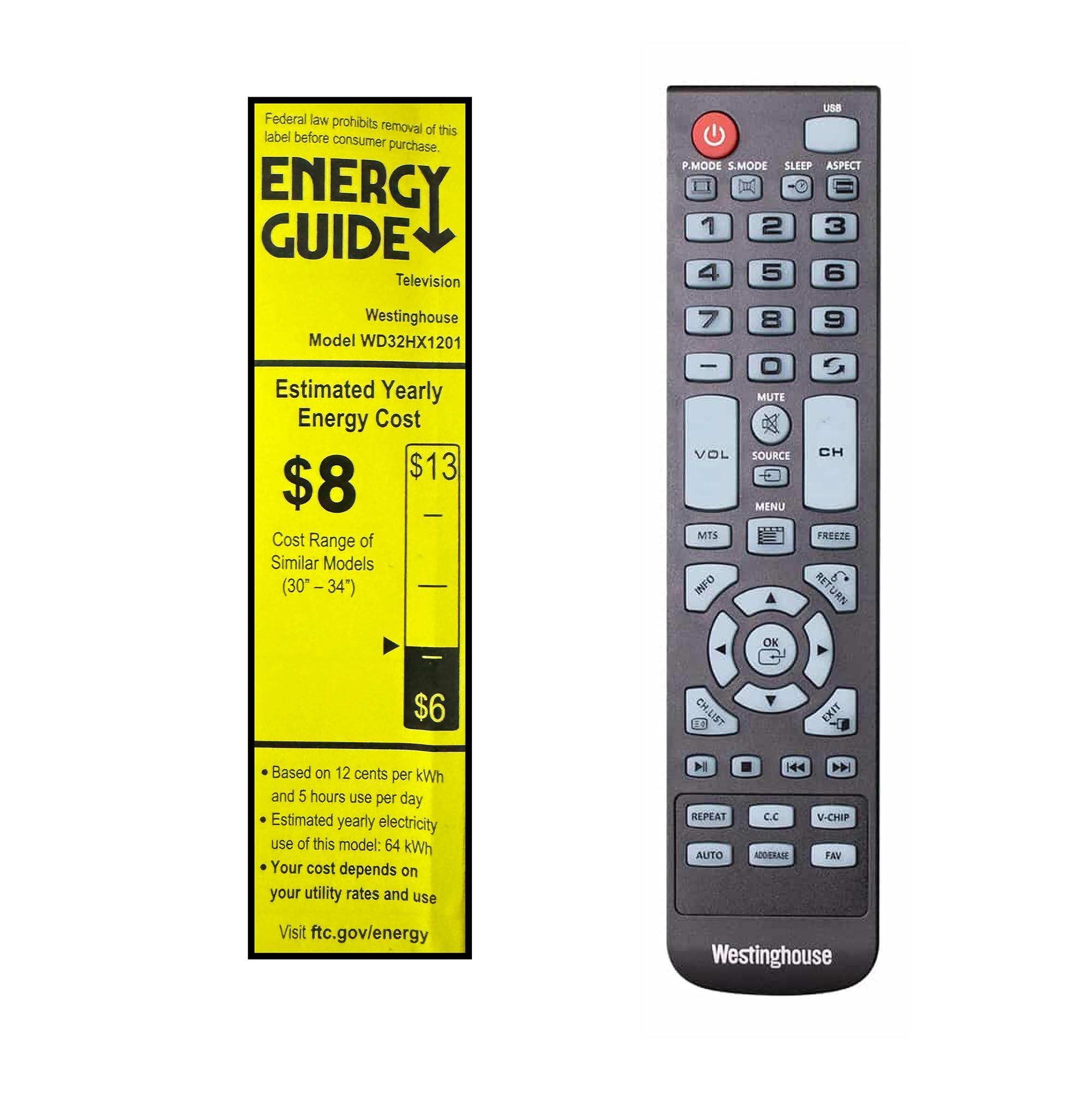 Westinghouse Westinghouse 32 Inch TV, 720p HD LED Small Flat Screen Non-Smart Television with HDMI, USB, VGA, & V-Chip Parental Controls, Monitor for Home, Kitchen, RV Camper, or Office