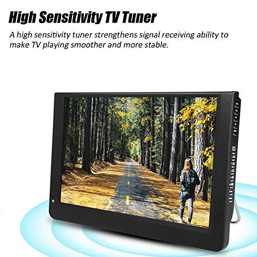Wendry Wendry 12 in Portable Smart TV, 1080P Full HD Digital Television ATSC Portable TV, Color Screen 1080P Car Digital TV, Portable Digital TV for Car or Home