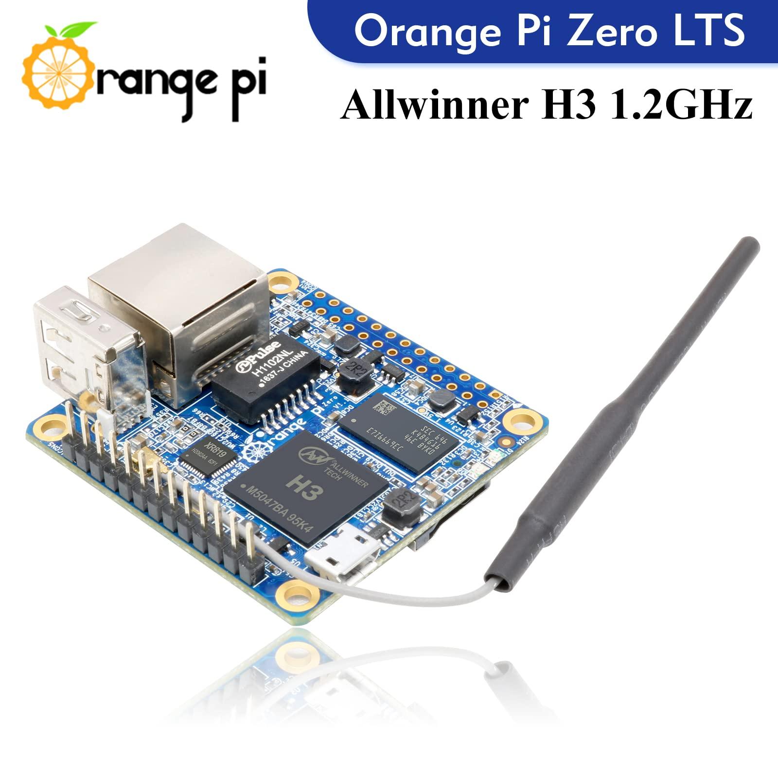 Orange Pi Orange Pi Zero LTS AllWinner H3 512MB Quad-Core, Open-Source Single Board Computer, Run Android, Ubuntu, Debian Image