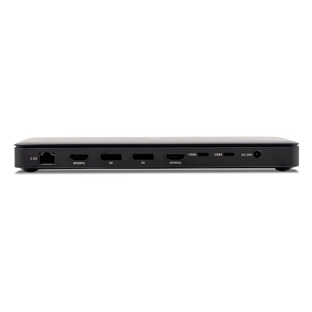 IOGEAR IOGEAR Dock Pro Thunderbolt 4 USB4 Docking Station Triple 4K or Single 8K Display, 40Gbps, 96W Charging, 2.5Gb Ethernet (GUD4C8K3)