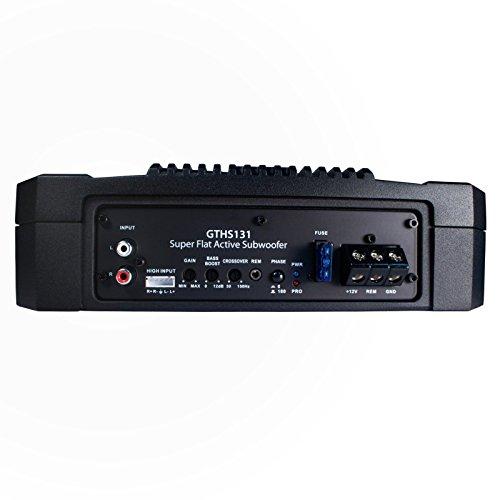 BLAUPUNKT Blaupunkt GTHS131 GTHS131 Super-Flat 200-Watt-Max Active Subwoofer, Black