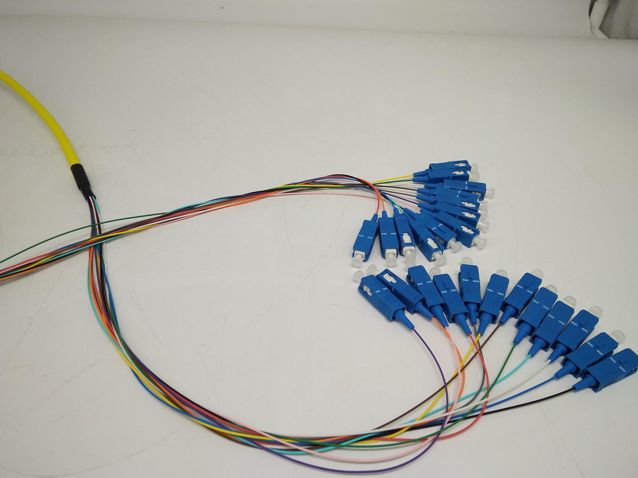 trtfiber 12 Core 24 Core 48core 72core 144core SC SingleMode Bunch Fiber Optic Patch Cable (40m, 48core)
