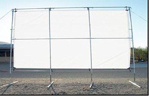 Golden Valley Tools & Tarps 20\' x 30\' Outdoor Standing Home Theater Personal Drive in Projection Movie Screen Kit 1 5/8\" Fittings ~ Pipe NOT Included