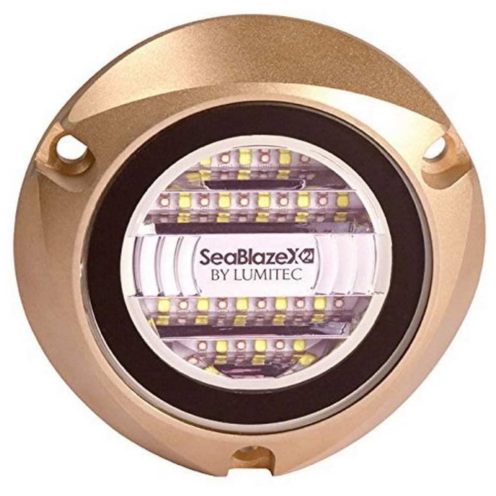Lumitec SeaBlaze X2 Underwater Light, Bronze, White/Blue