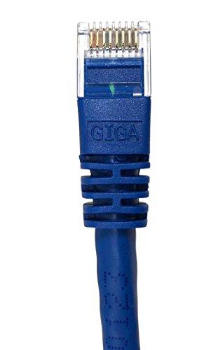 MICRO CONNECTORS Micro Connectors E08-025BL-10 25 Feet CAT 6 UTP RJ45 Patch Cables, Pack of 10, Blue