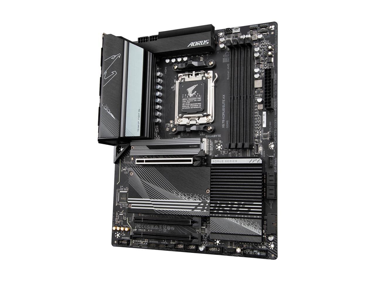 INLAND INLAND Micro Center AMD Ryzen 7 7800X3D 8-Core16-Thread Desktop Processor with GIGABYTE X670 AORUS Elite DDR5 PCIe 5.0 WiFi 6E ATX Motherboard